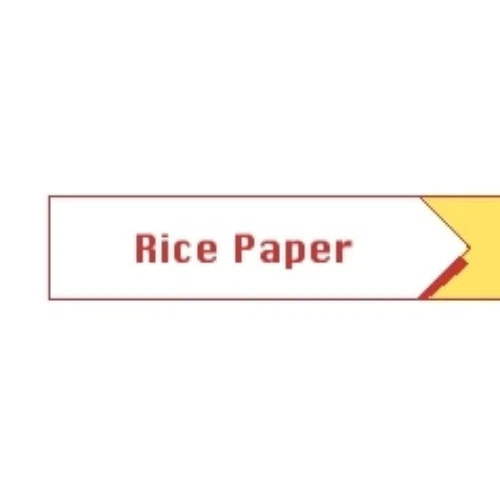 20 Off Rice Paper Promo Code, Coupons (1 Active) Jul 2024