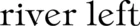 River Left Merchant Logo