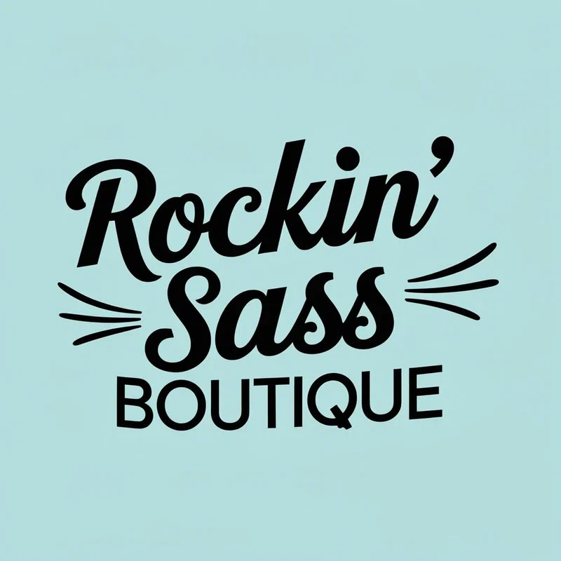 Rockin' Sass Boutique Merchant Logo