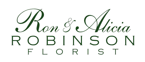 Ron & Alicia Robinson Florist Merchant Logo