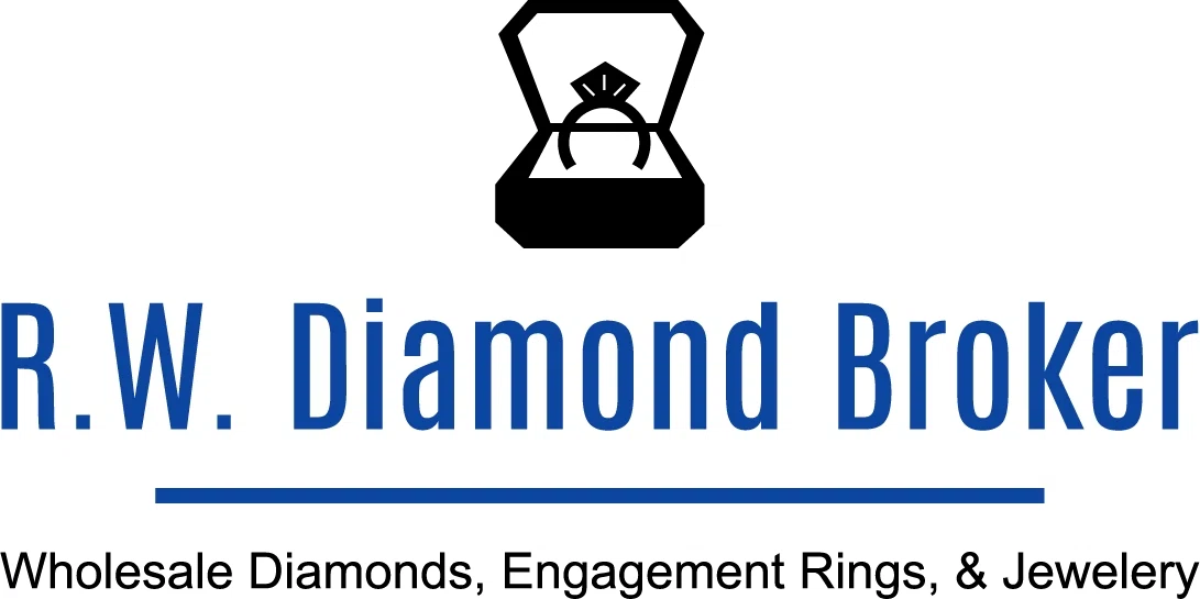 R.W. Diamond Broker Merchant Logo