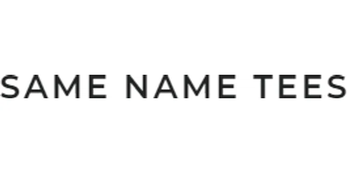 Same Name Tees Promo Code