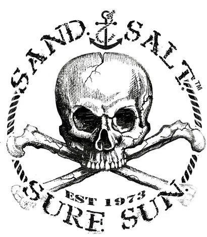 Sand Salt Surf Sun Merchant Logo