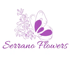 Serrano Flowers Merchant Logo