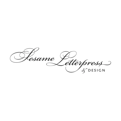 Sesame Letterpress & Design Promo Code