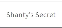 SHANTY’S SECRET Promo Code — 170 Off in Sep 2024