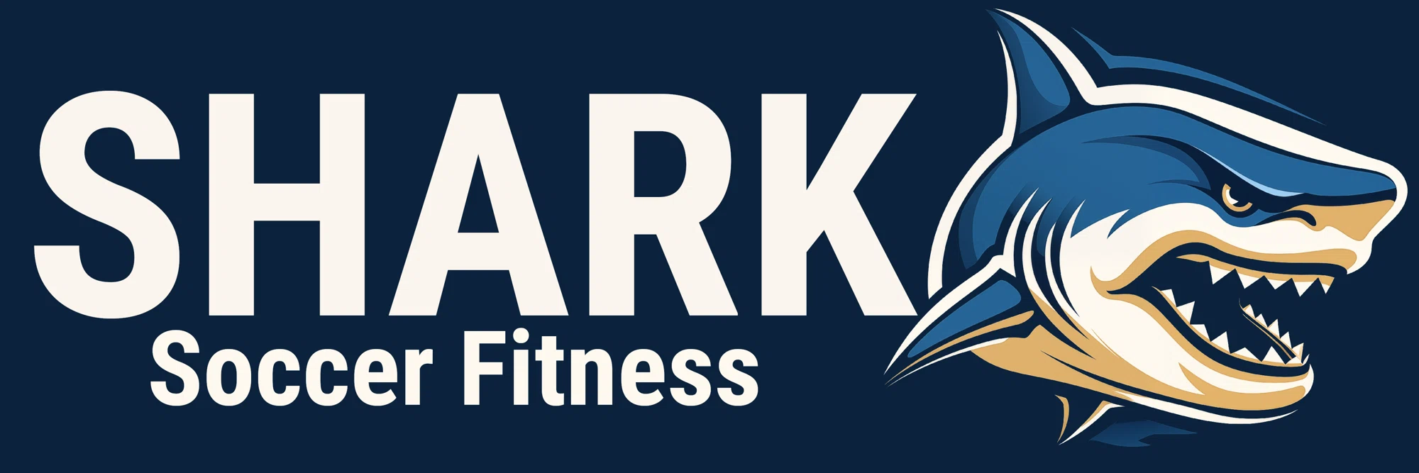 Shark Soccer Fitness Merchant Logo