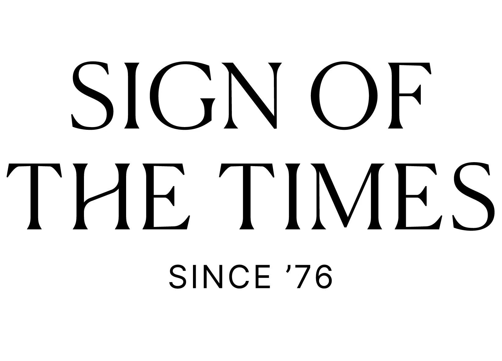 Sign of the Times Promo Code