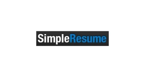 Simple Resume coupon