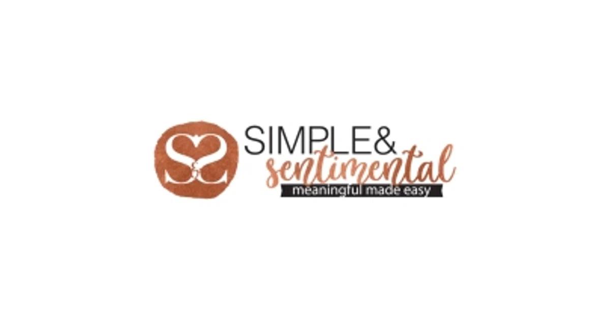 Simple & Sentimental Promo Codes - 15% Off in August 2025