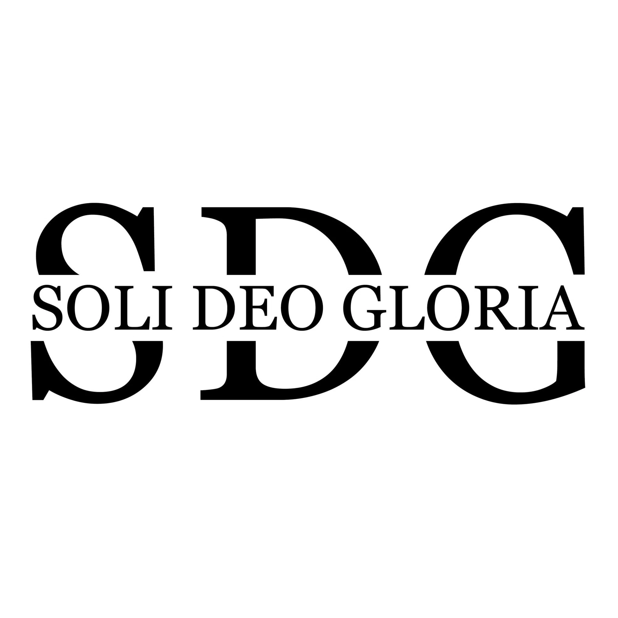 Soli Deo Gloria SDG Merchant Logo