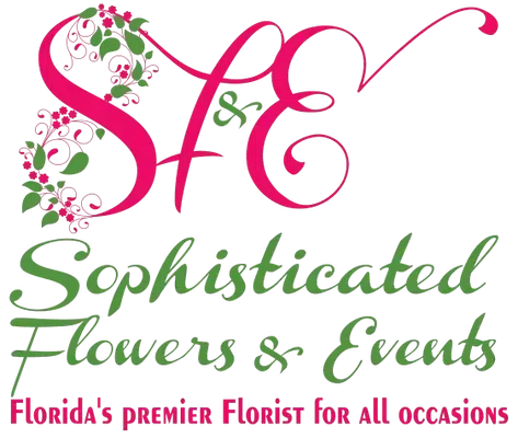 Sophisticated Flowers & Events Merchant Logo