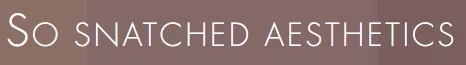 So Snatched Aesthetics Merchant Logo