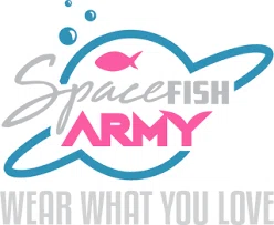Spacefish Army Merchant Logo