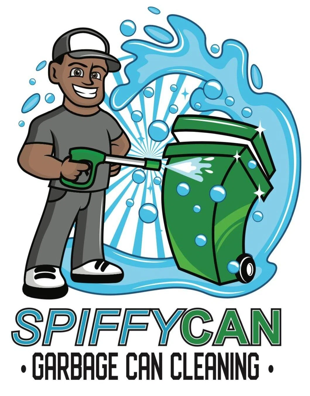 Spiffy Can - Garbage Can Cleaning Merchant Logo