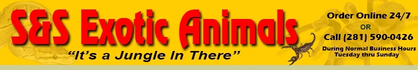 S & S Exotic Animals Merchant Logo
