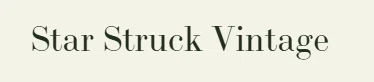 Star Struck Vintage Merchant Logo