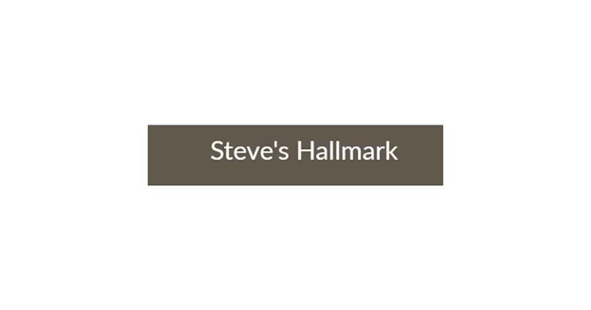 STEVE'S HALLMARK Promo Code โ 200 Off in July 2024 STEVE'S HALLMARK Promo Code โ 200 Off in July 2024