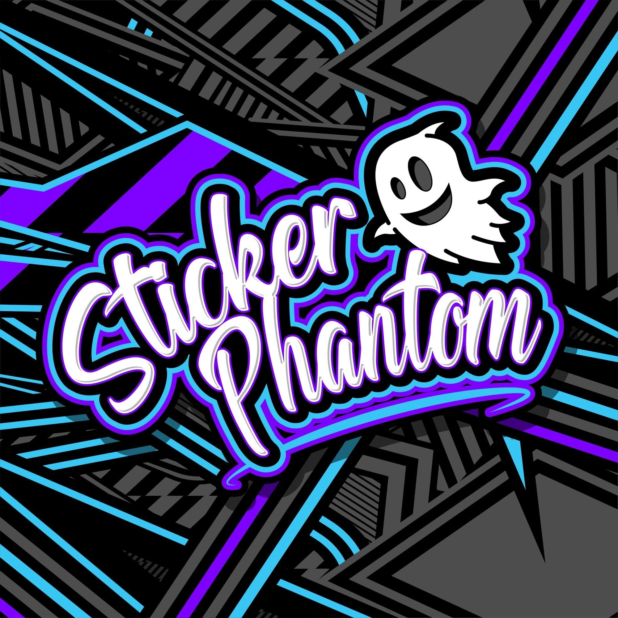 Sticker Phantom Merchant Logo