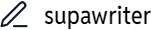 Supawriter Merchant Logo