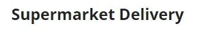 Supermarket Delivery Merchant Logo