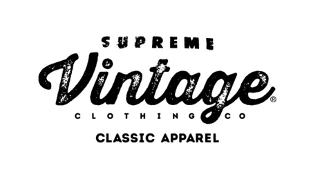Supreme Vintage Clothing Merchant Logo
