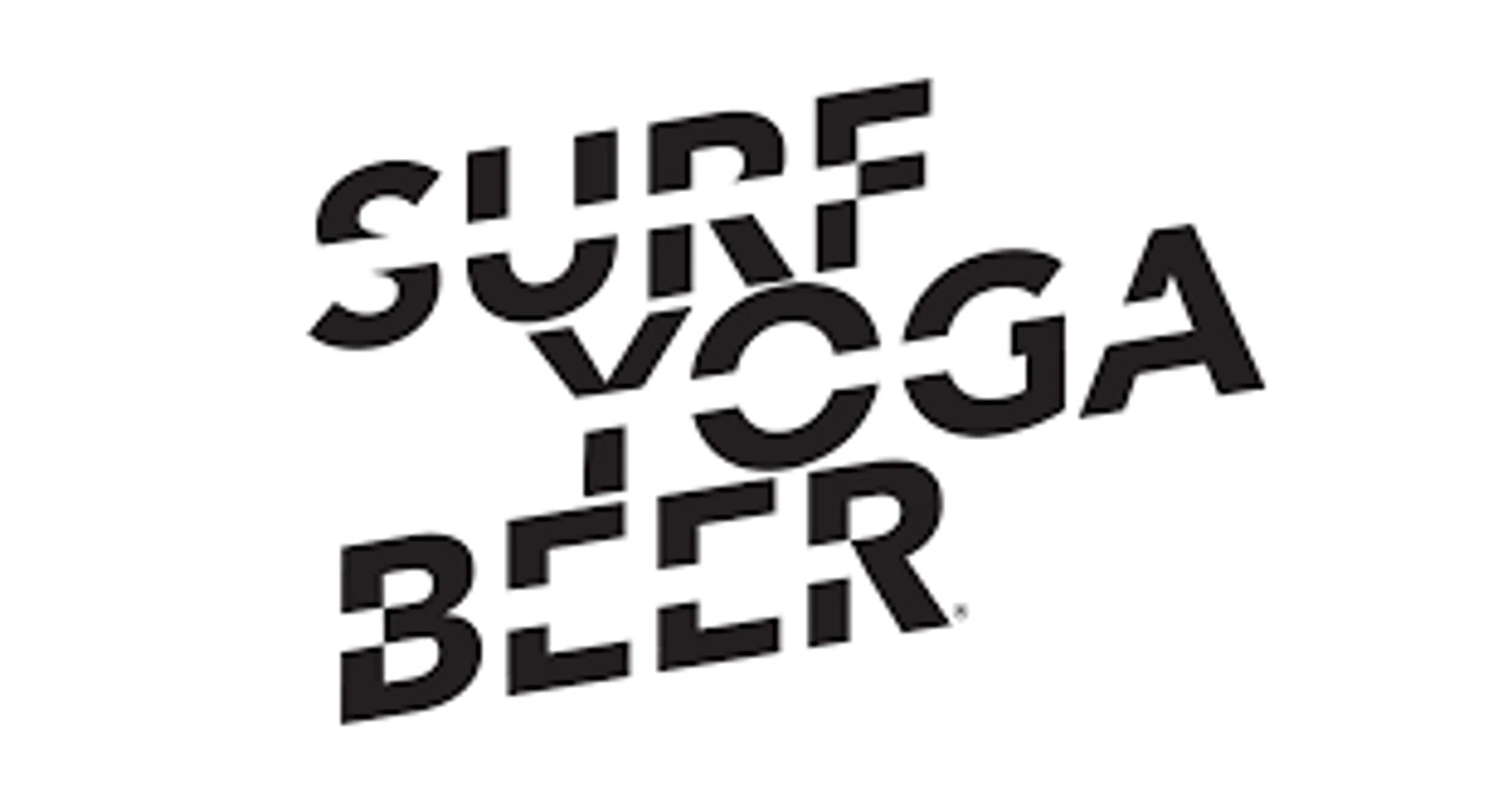 Surf Yoga Beer Merchant Logo