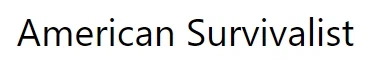 American Survivalist Promo Code