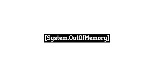 System Out Of Memory coupon