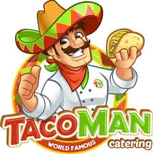 Taco Man Merchant Logo