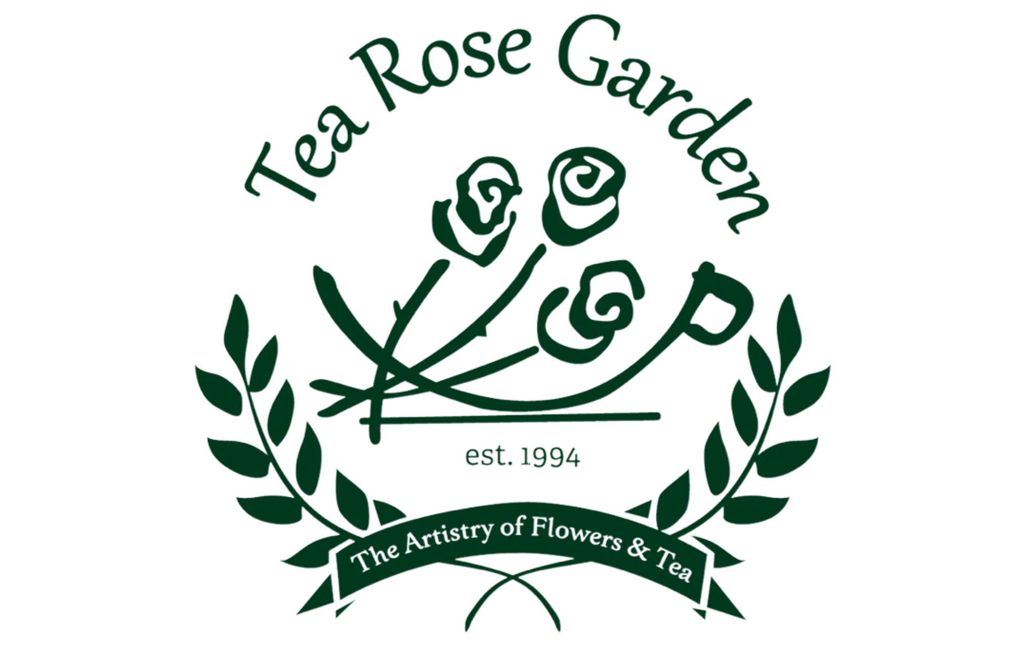 Tea Rose Garden Merchant Logo