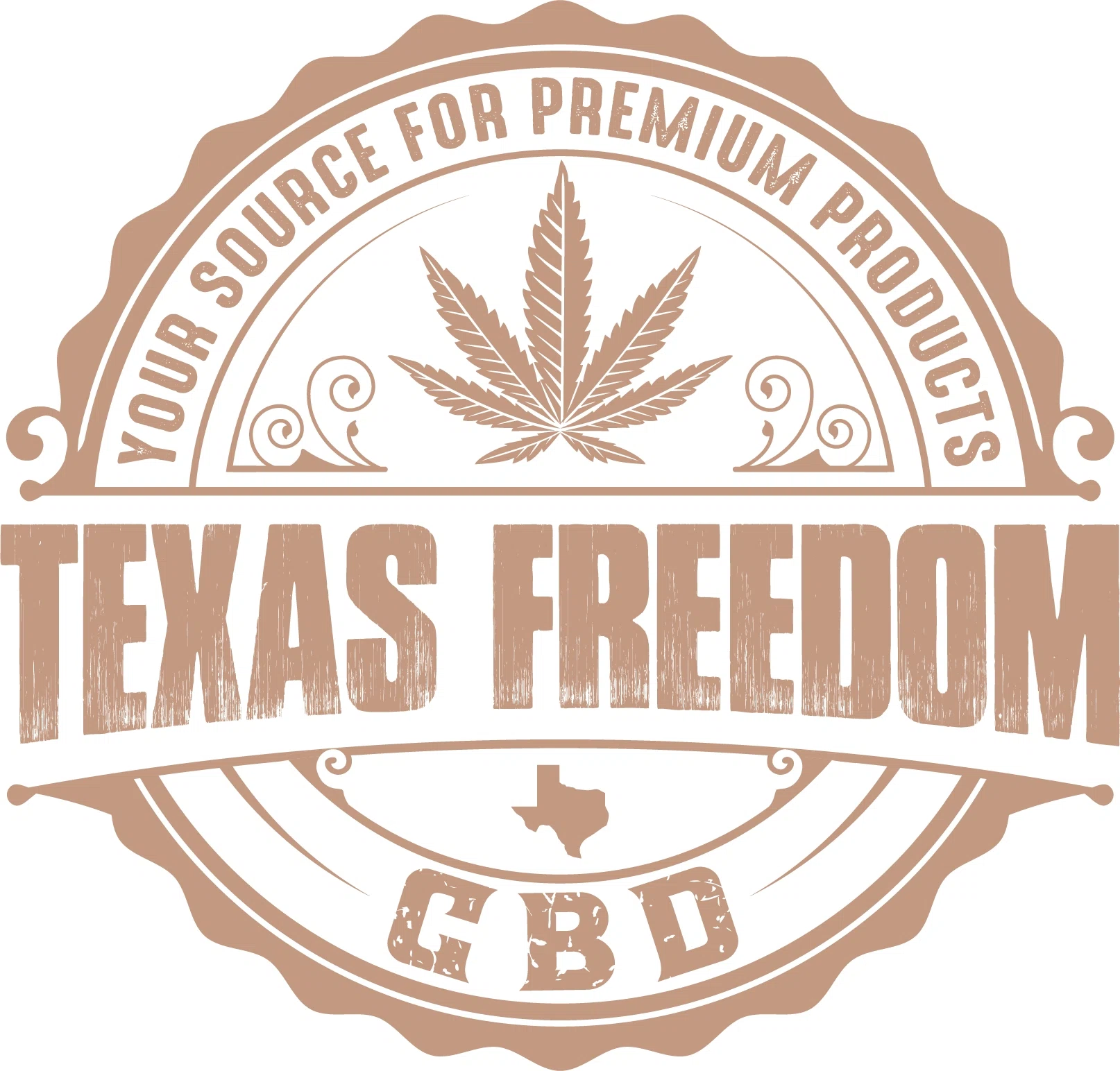 Texas Freedom CBD Merchant Logo