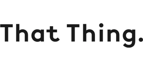 That Thing Promo Code
