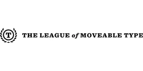 The League of Moveable Type Merchant logo