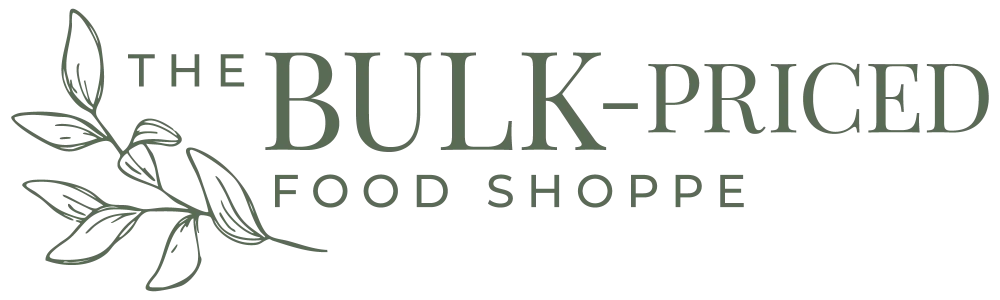 The Bulk-Priced Food Shoppe Merchant Logo