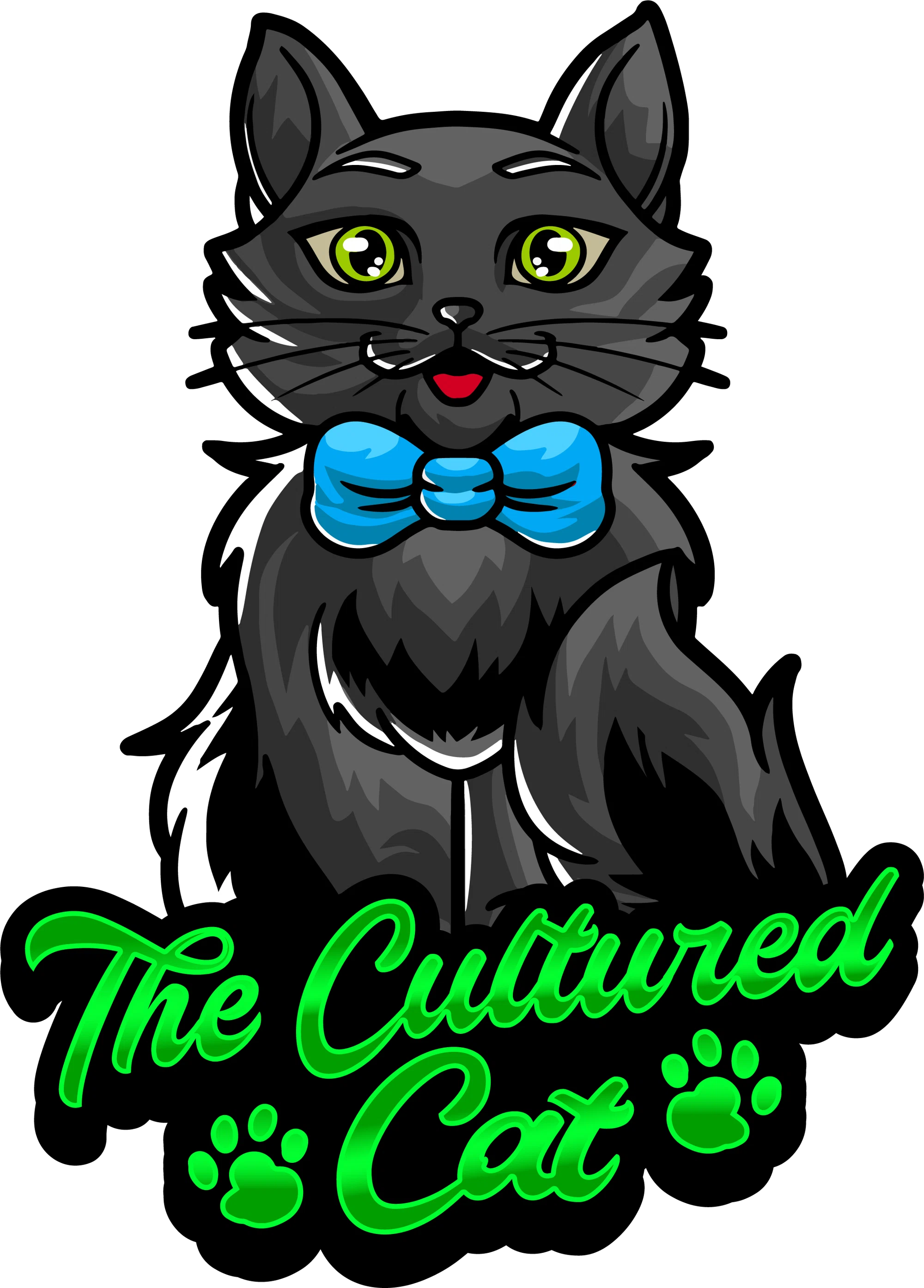 The Cultured Cat Merchant Logo
