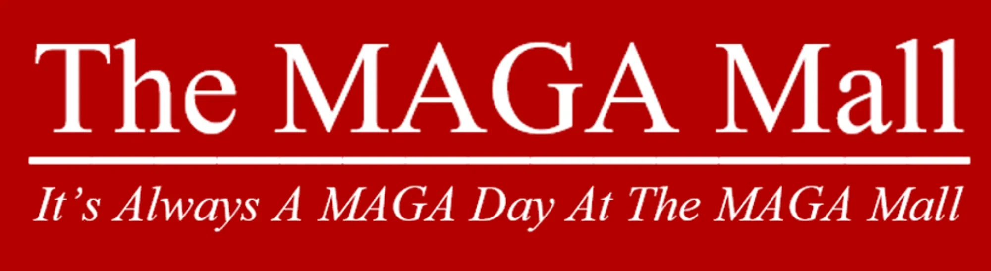 The MAGA Mall Merchant Logo