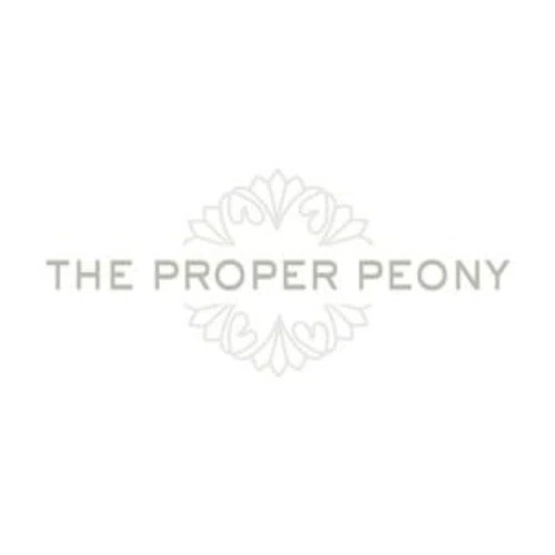 The Proper Peony Promo Code