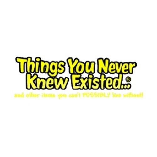Things You Never Knew Existed Merchant Logo