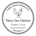 Thirty One Chickens Merchant Logo