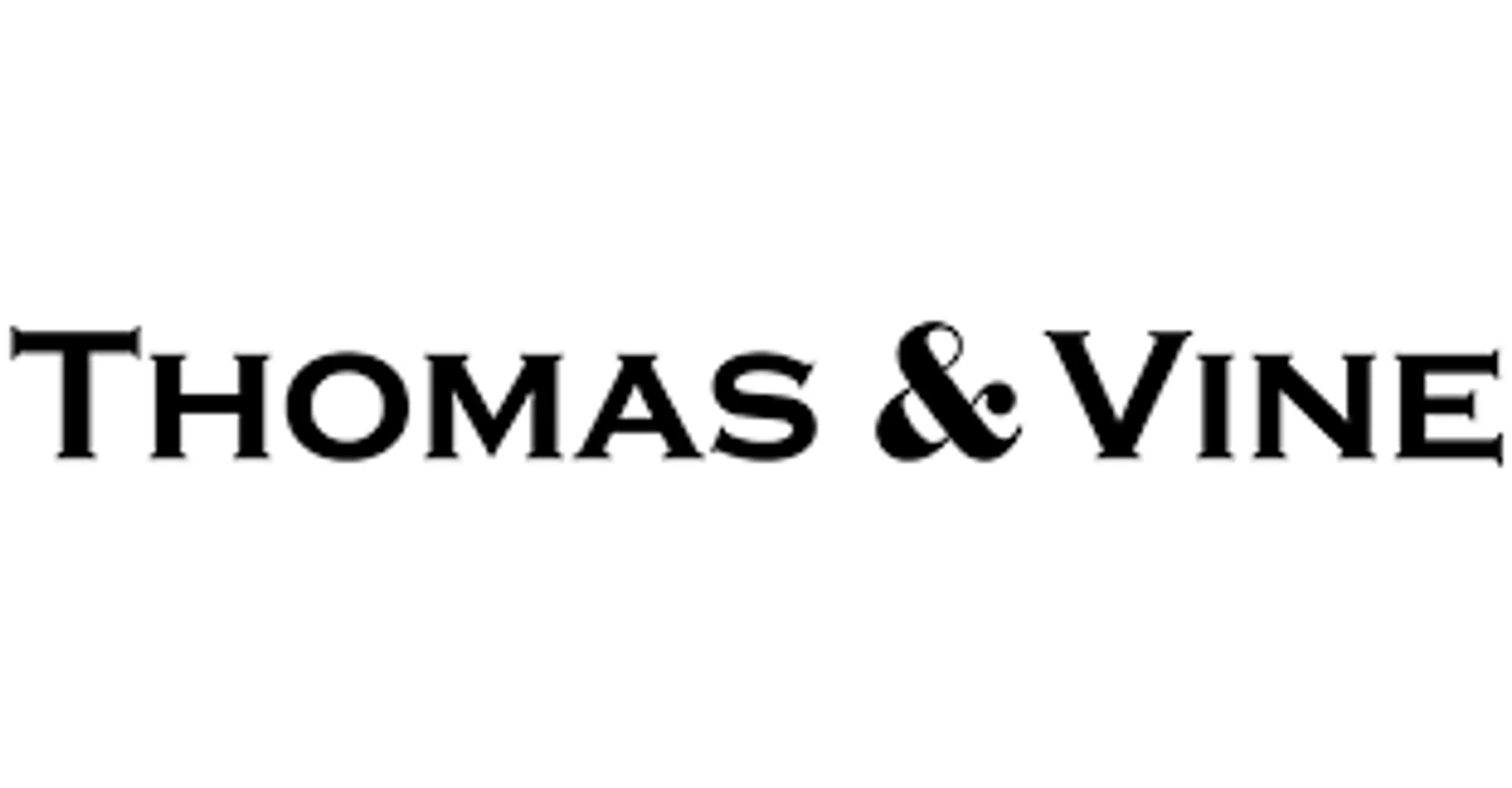 THOMAS & VINE Promo Code — 30 Off (Sitewide) 2024