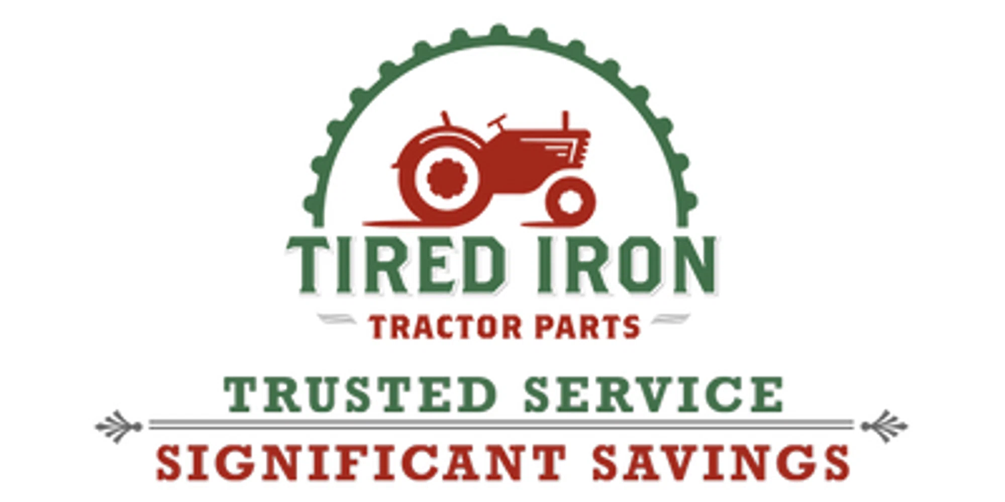 Tired Iron Tractor Parts Merchant Logo