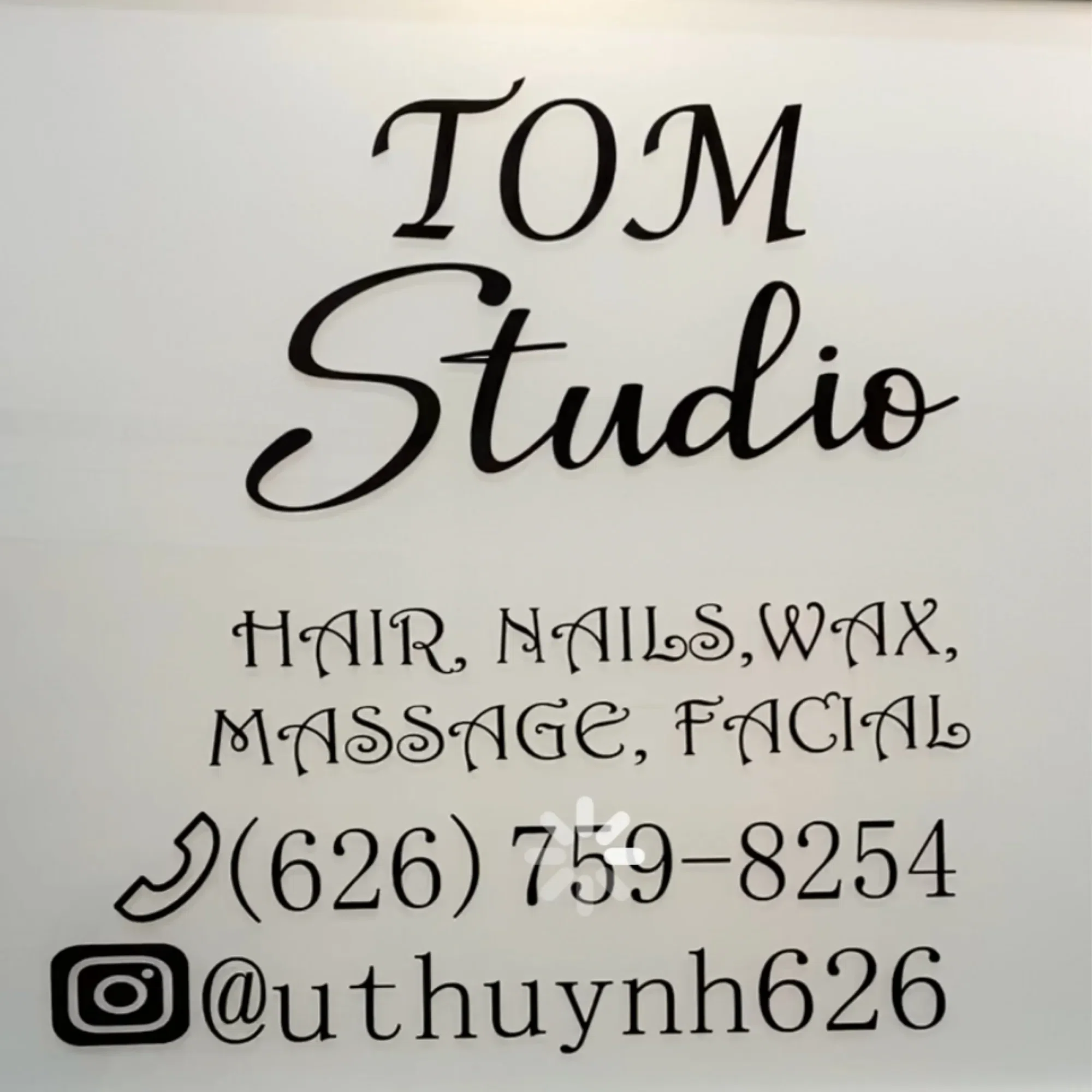 Tom Studio coupons
