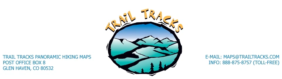Trail Tracks Panoramic Hiking Maps Merchant Logo