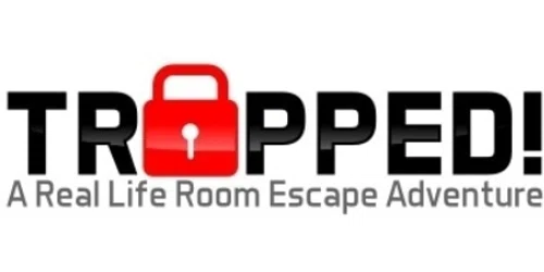 Trapped Escape Room Upland Merchant logo