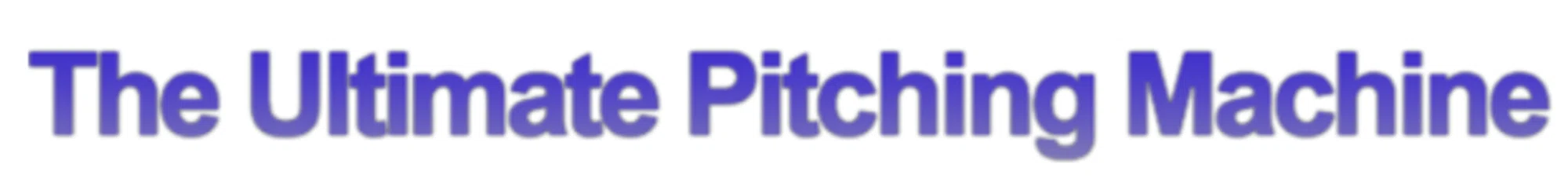 Ultimate Pitching Machine Merchant Logo