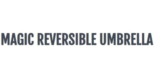 Magic Reversible Umbrella Promo Code