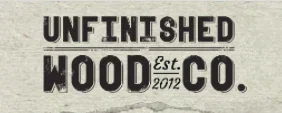 Unfinished Wood Co Merchant Logo
