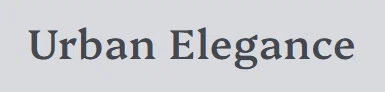 Urban Elegance Merchant Logo