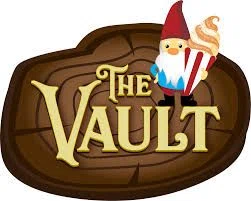 The Vault Door County Merchant Logo